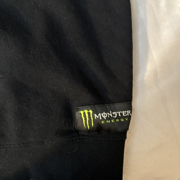 Monster Energy Unleash The Beast Y2K Hoodie Adult XL Pullover Black Green - Picture 9 of 13